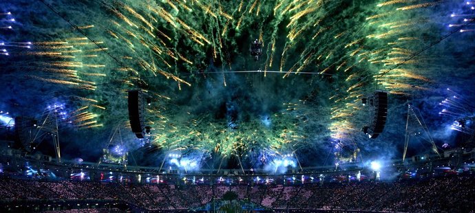 Nádherná scenérie Olympijského stadionu