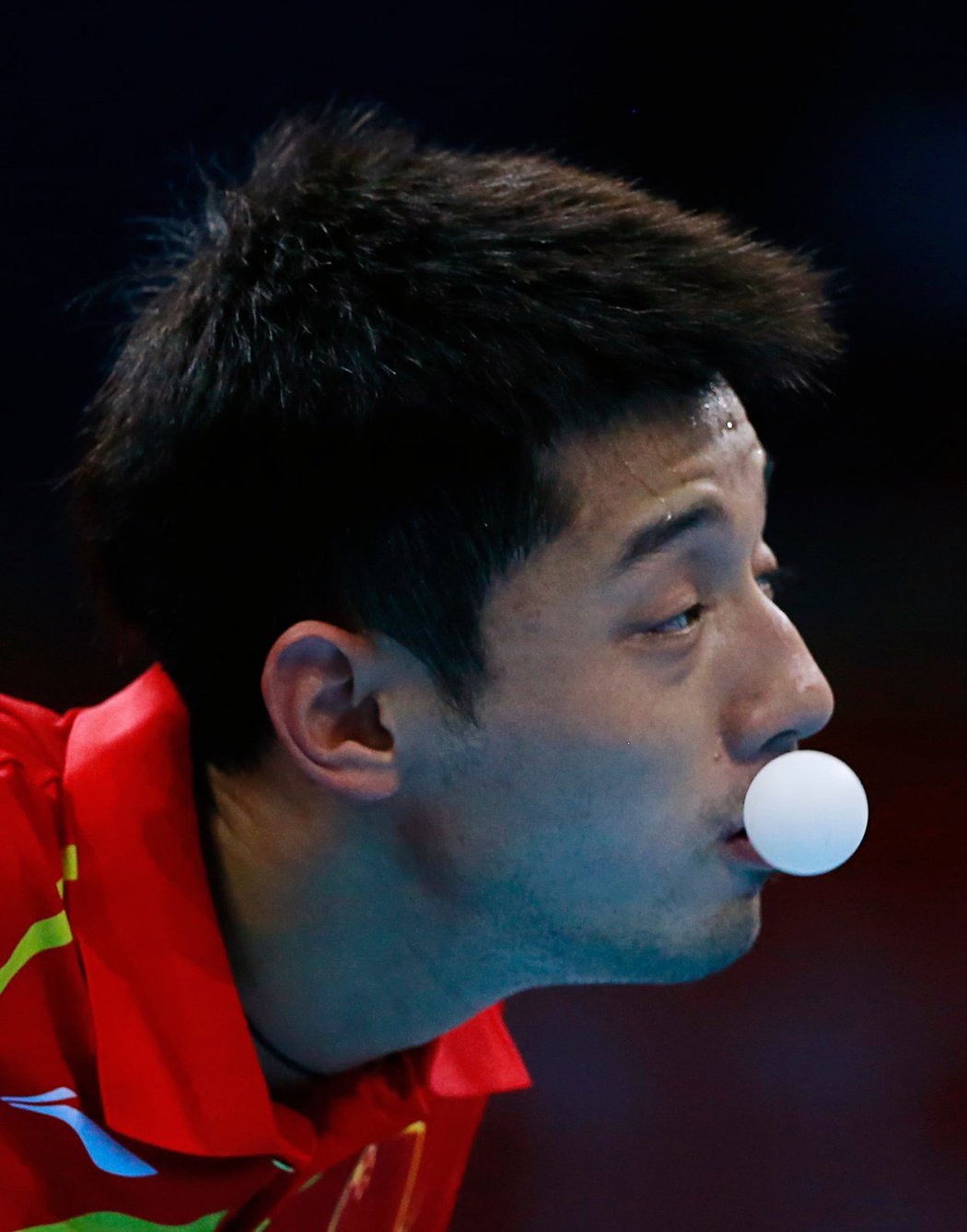 Že by si s pingpongovým míčkem Čang Ťi-kche rozuměl až tak dobře?