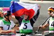 Konečně na olympiádě byla v oslavách rozvinuta česká vlajka. Střbírnou medailí se o to postaral Vavřinec Hradilek