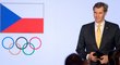 Předseda ČOV Jiří Kejval během nominačního večera před olympiádou v Jižní Koreji