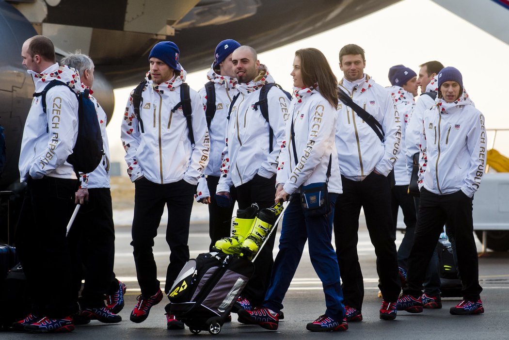 Dalších osmnáct českých sportovců vyrazilo v úterý ráno do Soči