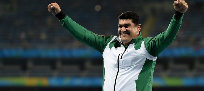 Dilshod Nazarov a jeho olympijská radost