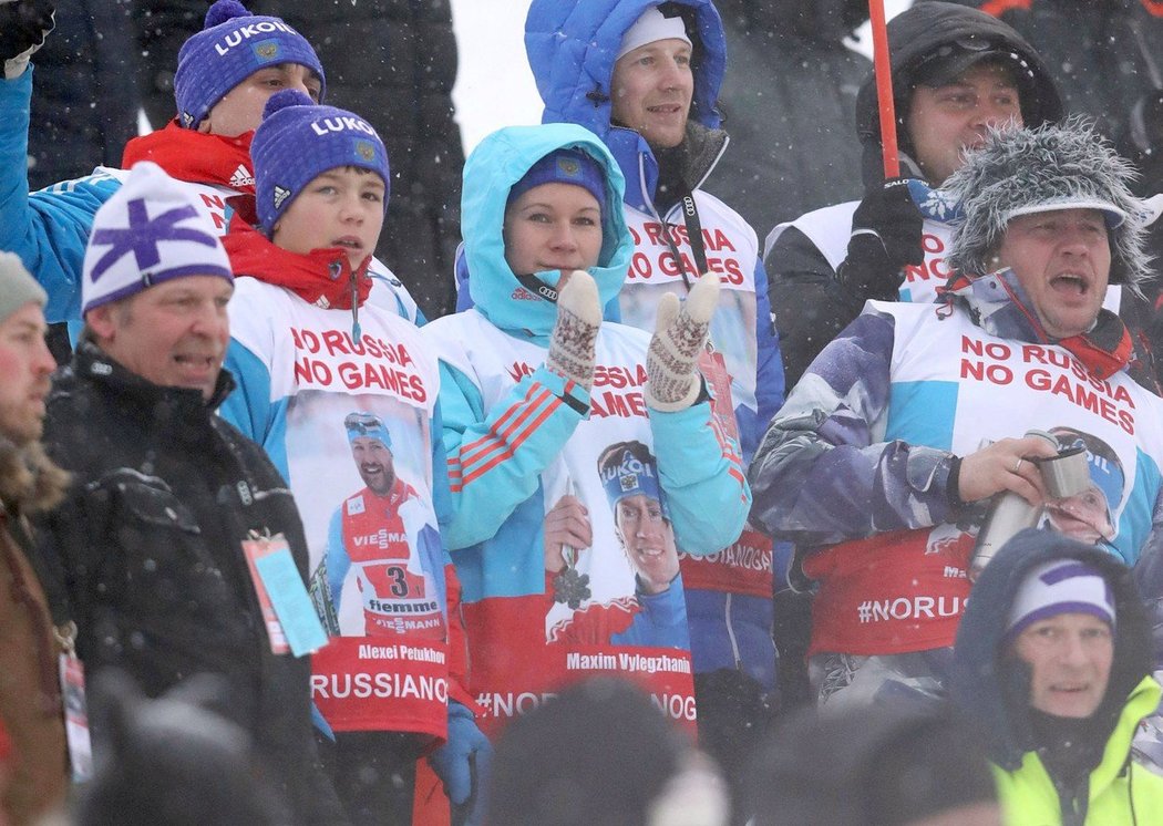 Ruští fanoušci doufají, že budou moci na olympiádě fandit svým sportovcům