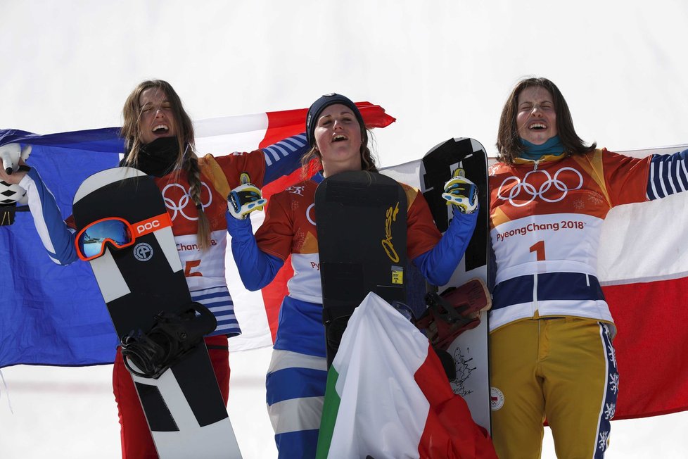 Snowboardistka Eva Samková obsadila třetí místo