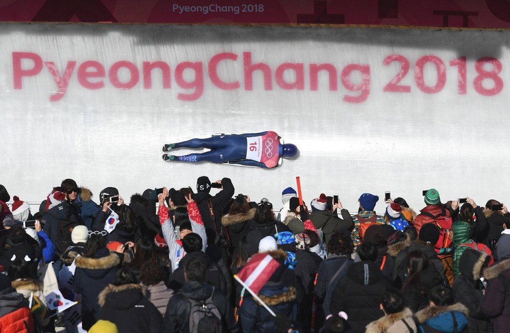 Skeleton má poprvé olympijského vítěze z Asie. Na hrách v Pchjongčchangu vyhrál domácí reprezentant Jun Song-pin