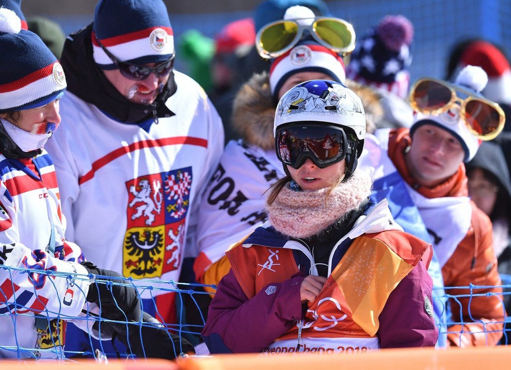 Pančochová startovala jako první z 25 snowboardistek.