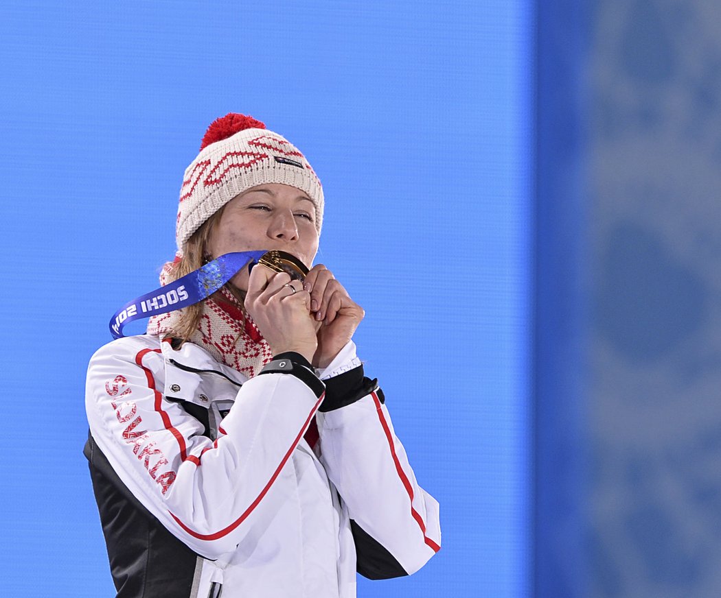 Slovenská olympijská medailistka z biatlonu Anastasia Kuzminová