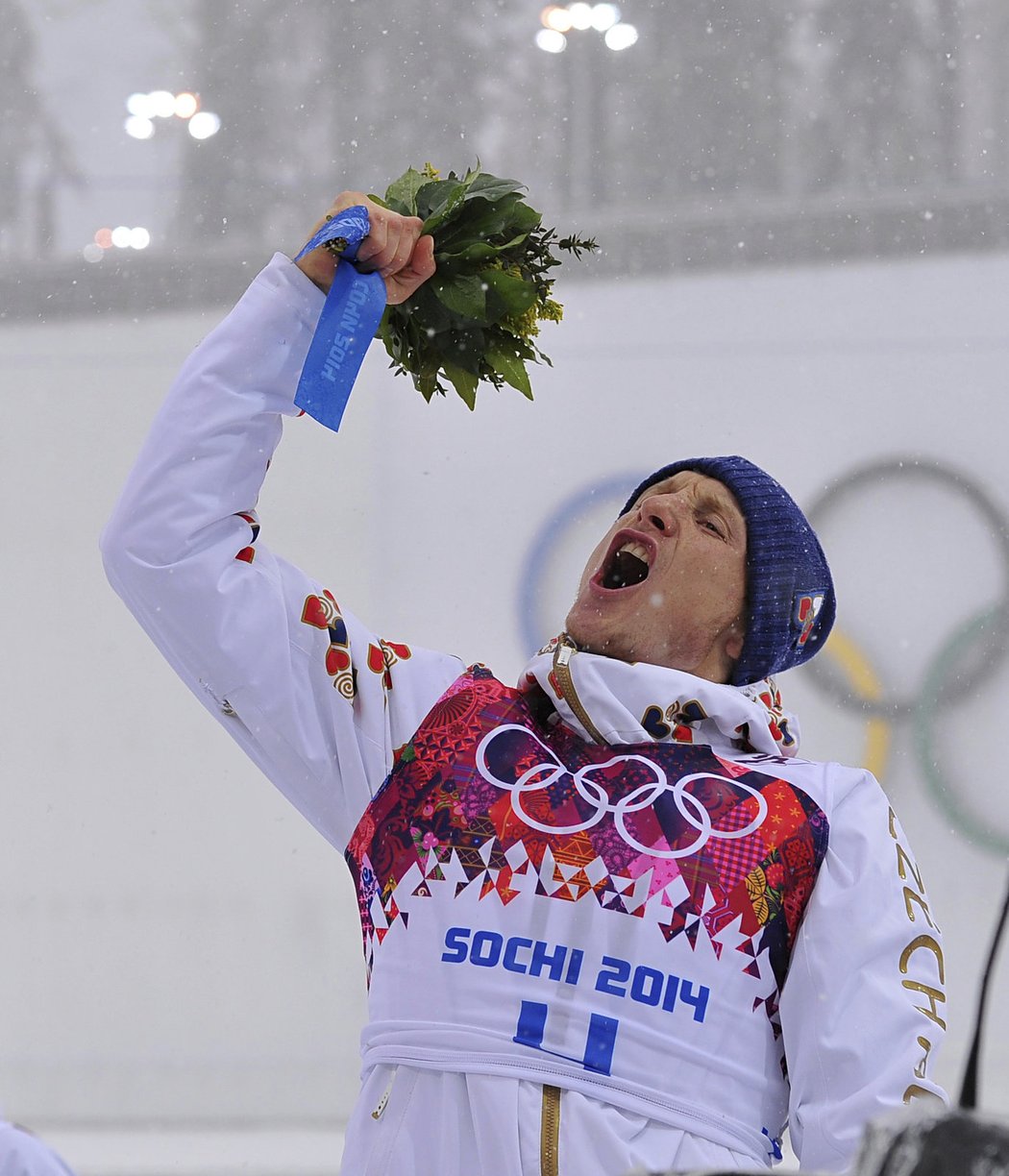 Ondřej Moravec slaví bronzovou medaili, svou druhou v Soči
