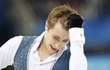 Michal Březina se chytá za hlavu po své volné jízdě na olympiádě v Soči