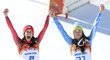 Olympijský sjezd žen má poprvé dvě vítězky. Na hrách v Soči zajely shodný čas Švýcarka Dominique Gisinová a Slovinka Tina Mazeová