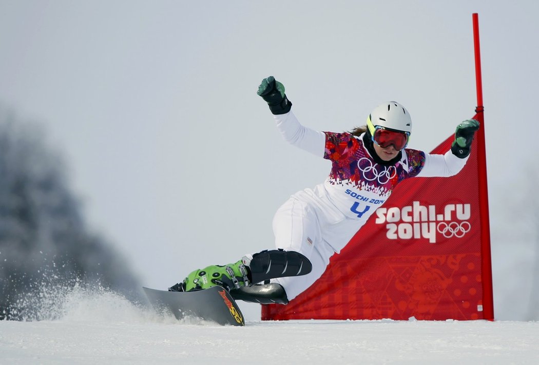 Ester Ledecká postoupila na olympijských hrách Soči v paralelním obřím slalomu z kvalifikace