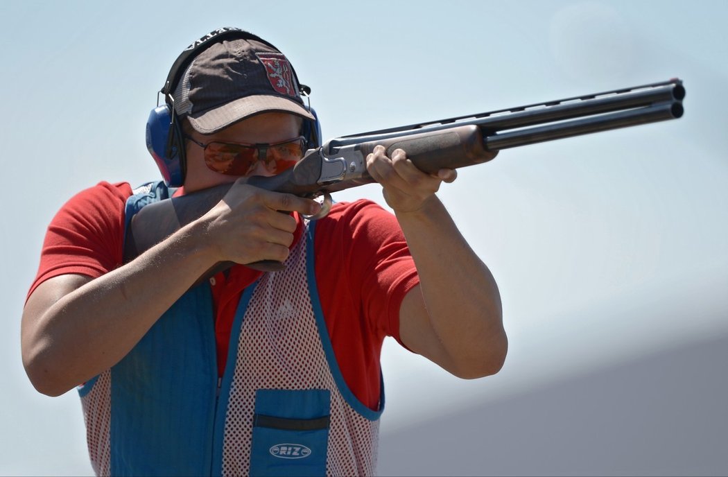 Sportovní střelec Jakub Tomeček