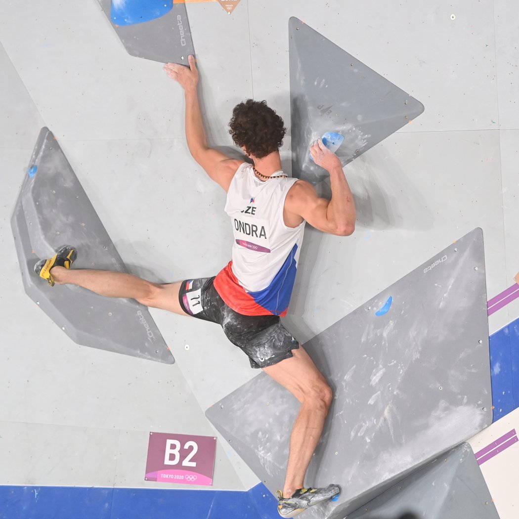 Český lezec Adam Ondra