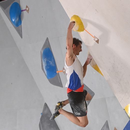 Výborné představení Adama Ondry při kvalifikaci boulderingu Výborné představení Adama Ondry při kvalifikaci boulderingu