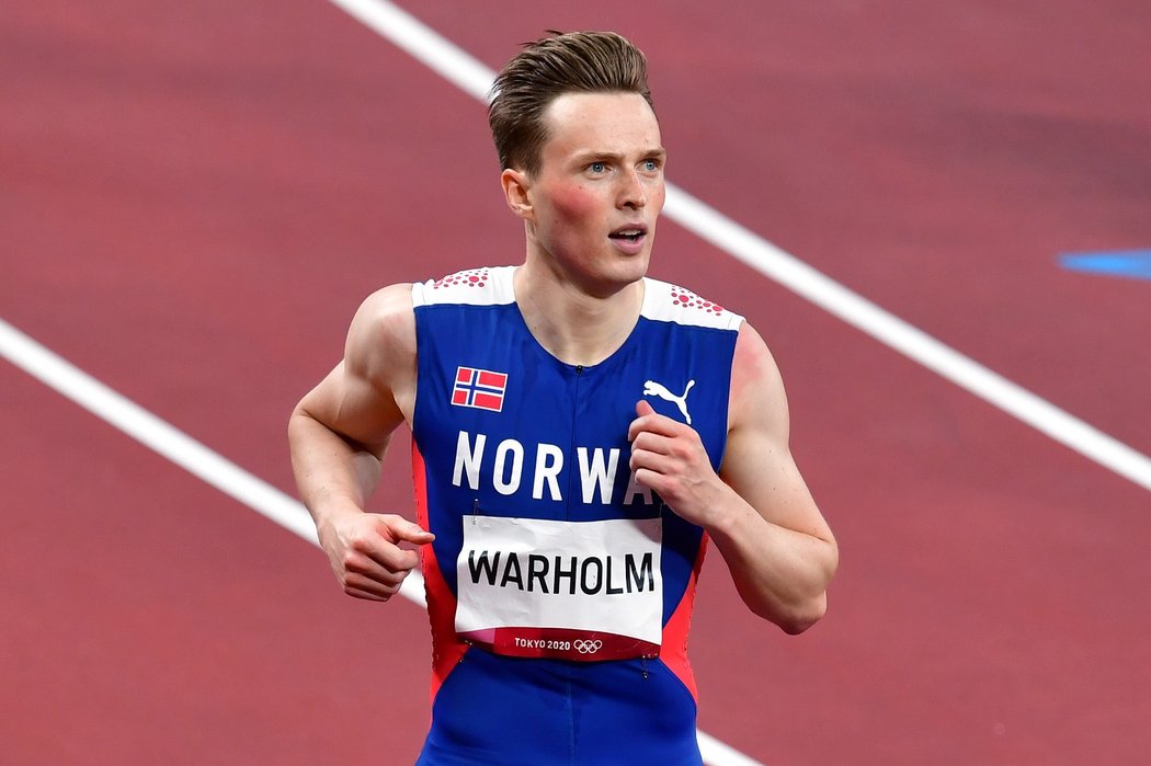 Norský běžec Karsten Warholm