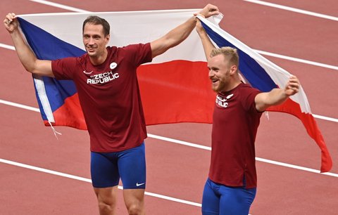 Bronzový Vítězslav Veselý a stříbrný Jakub Vadlejch