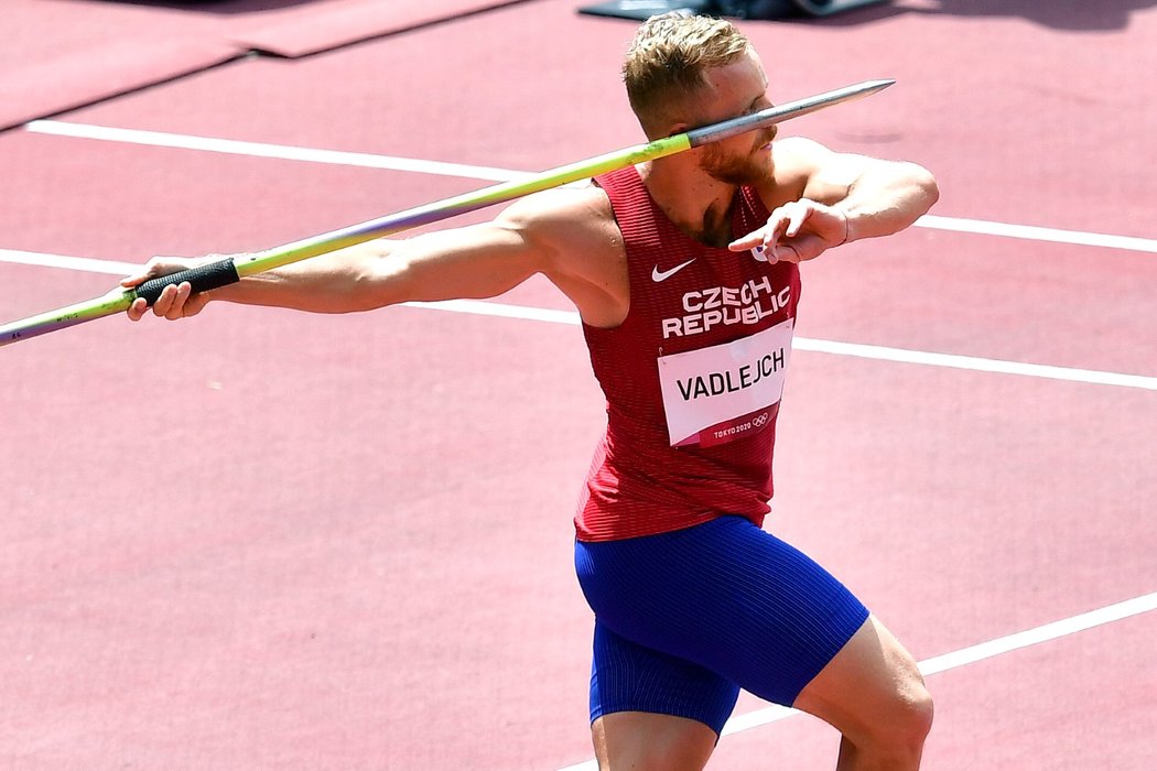 Český oštěpař Jakub Vadlejch během olympijské kvalifikace