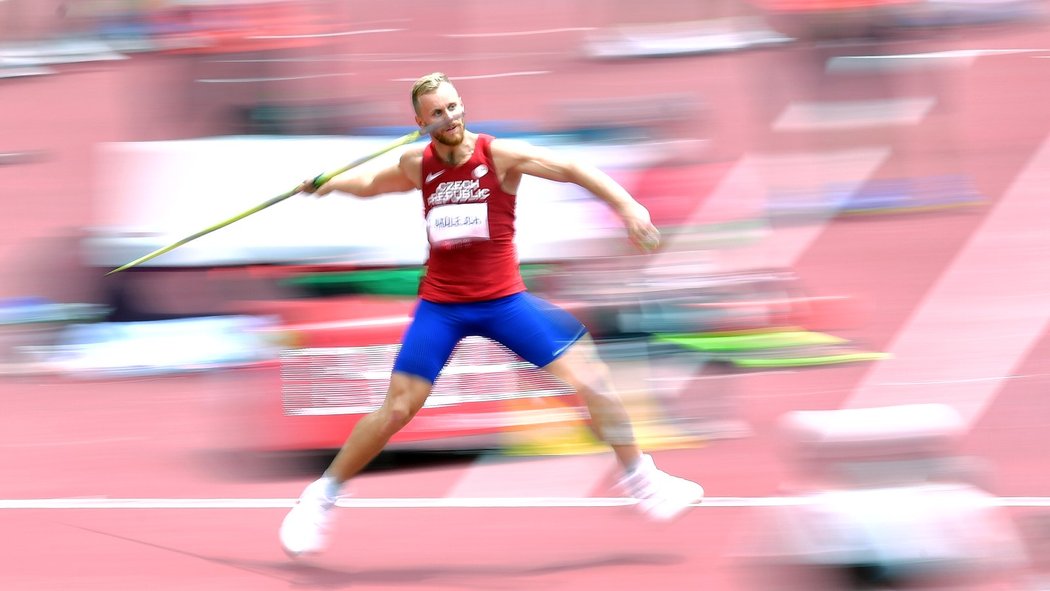 Český oštěpař Jakub Vadlejch během olympijské kvalifikace