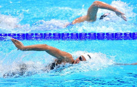 Barbora Seemanová doplavala ve finále kraulařské dvoustovky na OH v Tokiu šestá