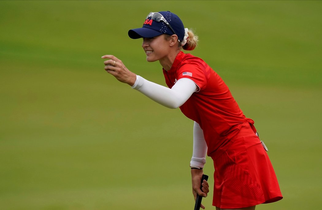 Američanka s českými kořeny Nelly Kordová vybojovala zlatou olympijskou medaili v golfu