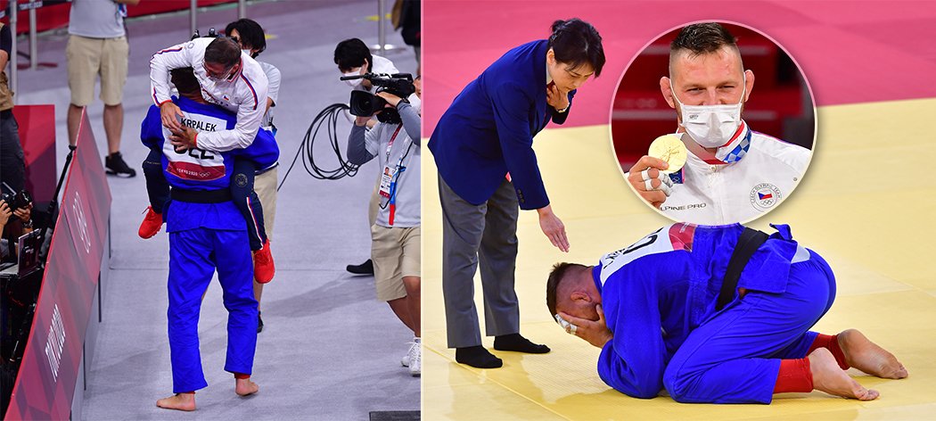 Zlaté emoce Lukáše Krpálka na olympiádě v Tokiu