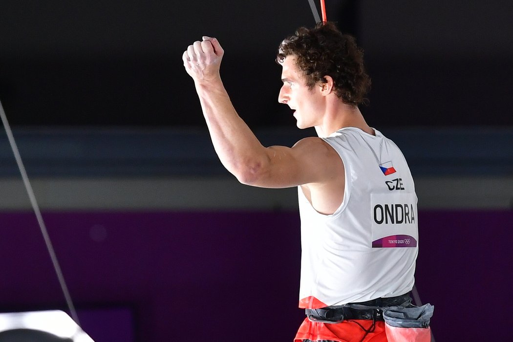 Lezec Adam Ondra na olympijských hrách