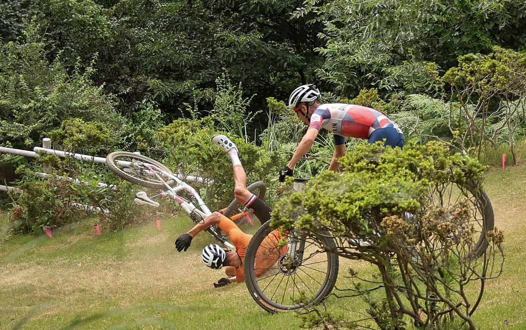 Mathieu van der Poel a jeho drsný pád