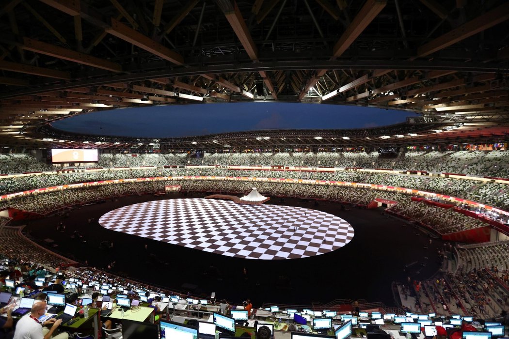Olympijský stadion v Tokiu je připravený na slavnostní zahájení