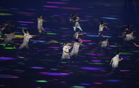 Slavnostní zahájení olympijských her v Tokiu