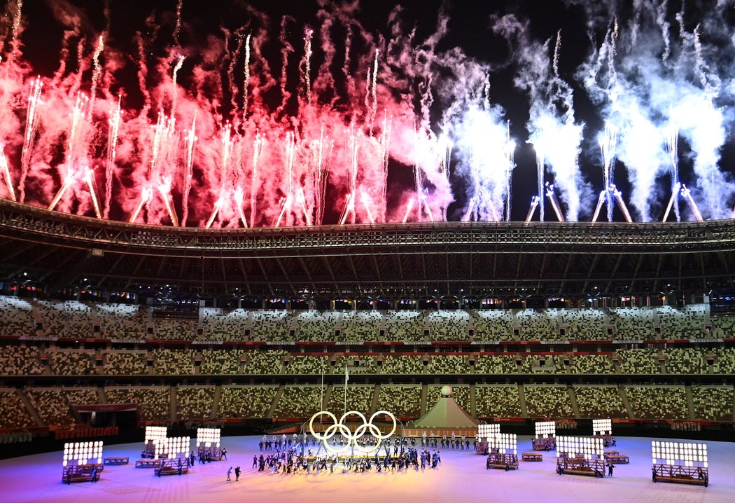 Zahajovací ceremoniál olympiády v Tokiu