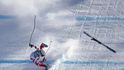 Ošklivý pád Švýcarky Dominique Gisinové v olympijském sjezdu