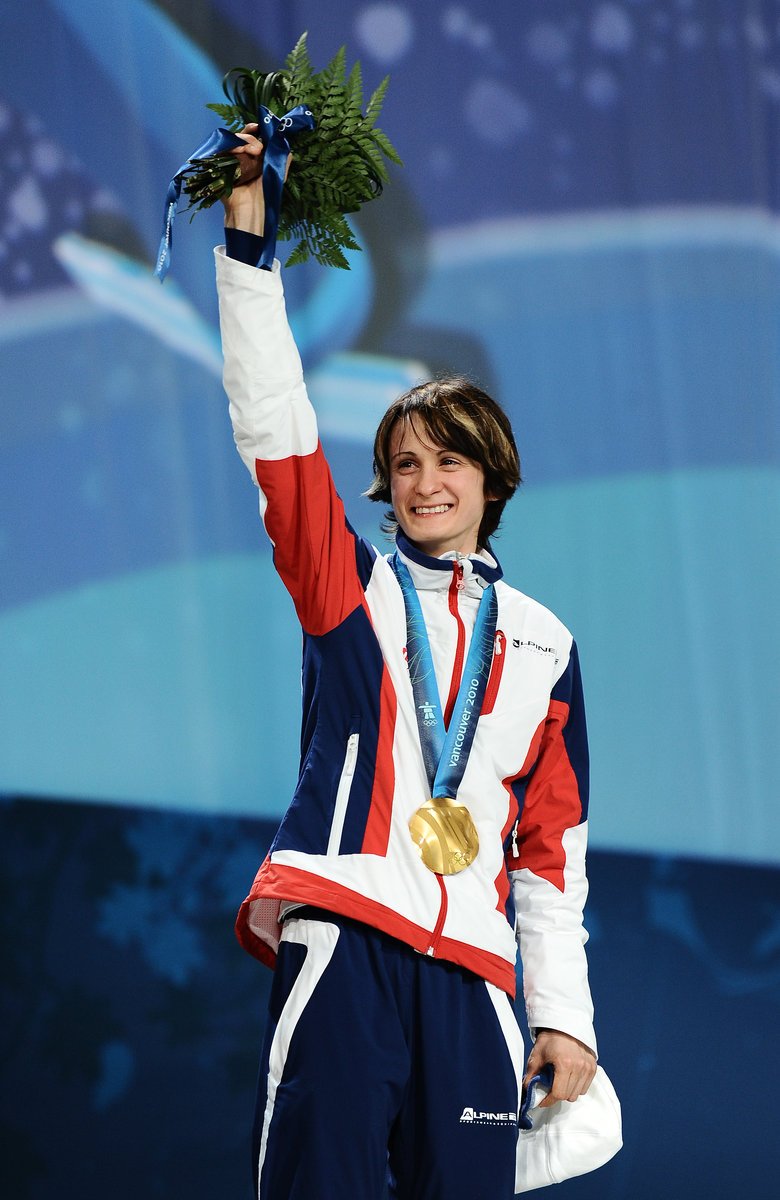 Šťastná Martina Sáblíková se zlatou medailí