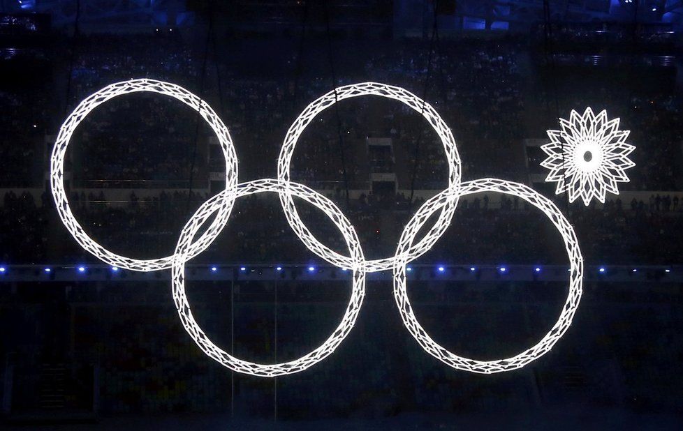 Jen čtyři olympijské září, jeden se uvést do požadovaného tvaru nedařilo.