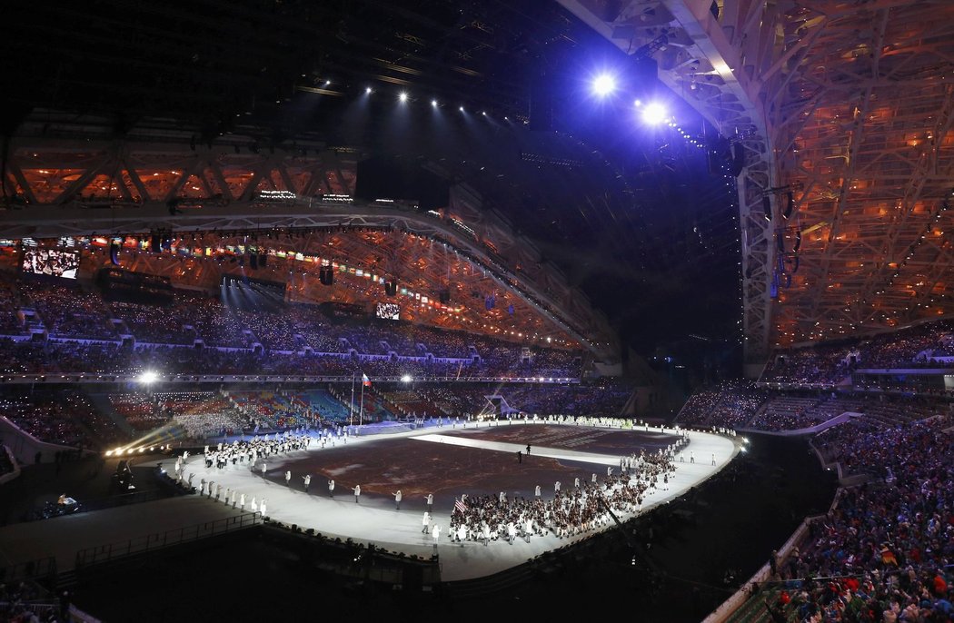 Velkolepé slavnostní zahájení zimních olympijských her