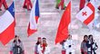 Českou vlajkonoškou na závěrečném ceremoniálu ZOH v Pchjongčchangu byla Ester Ledecká