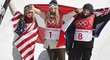 První olympijskou vítězkou ve snowboardové disciplíně Big Air se stala Rakušanka Anna Gasserová a připravila o zlatý double Jamie Andersonovou z USA