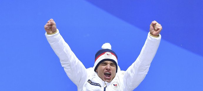 Nadšený Michal Krčmář si jde pro svou medaili