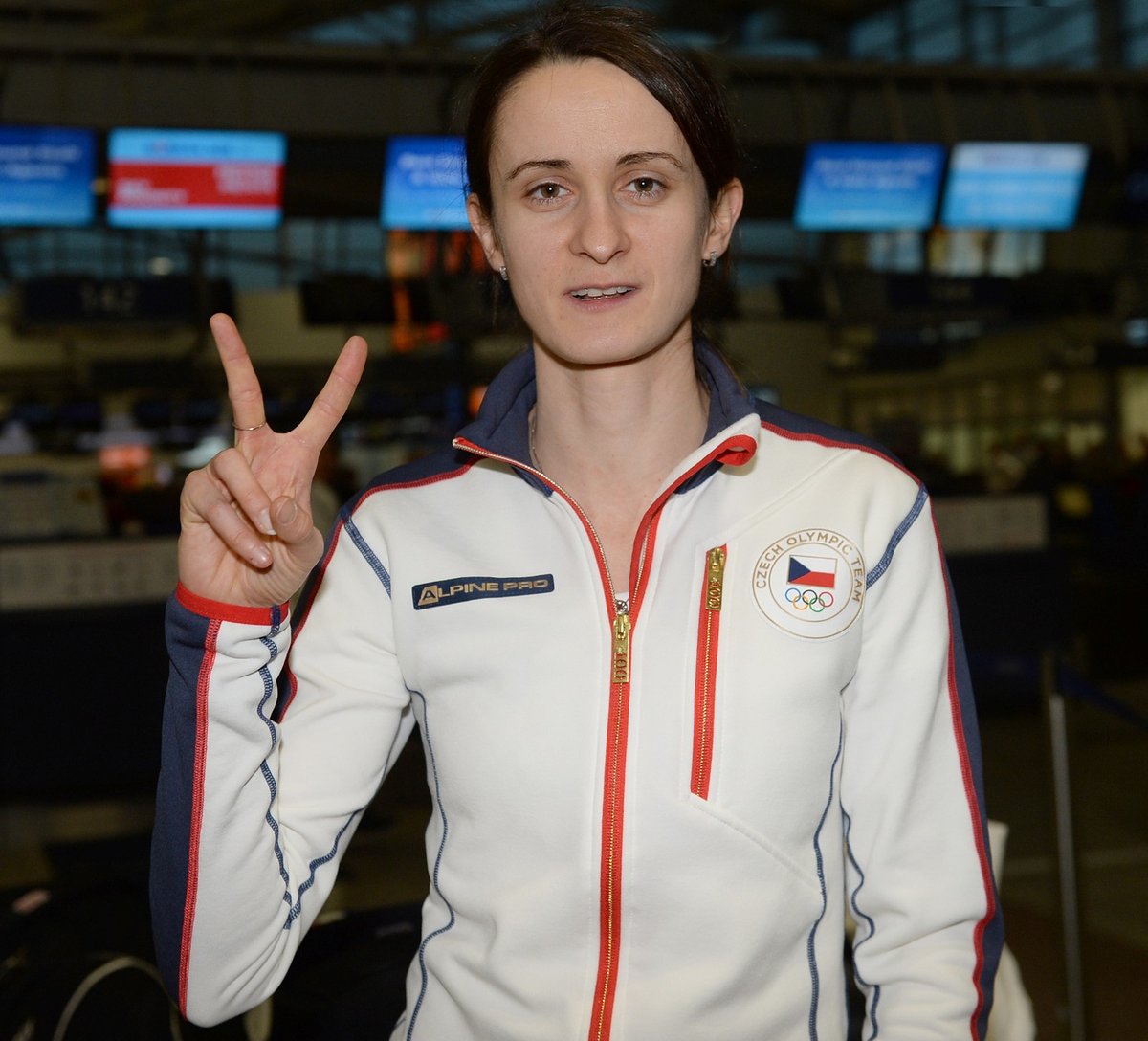 Martina Sáblíková měla před odletem na olympiádu do Koreje 