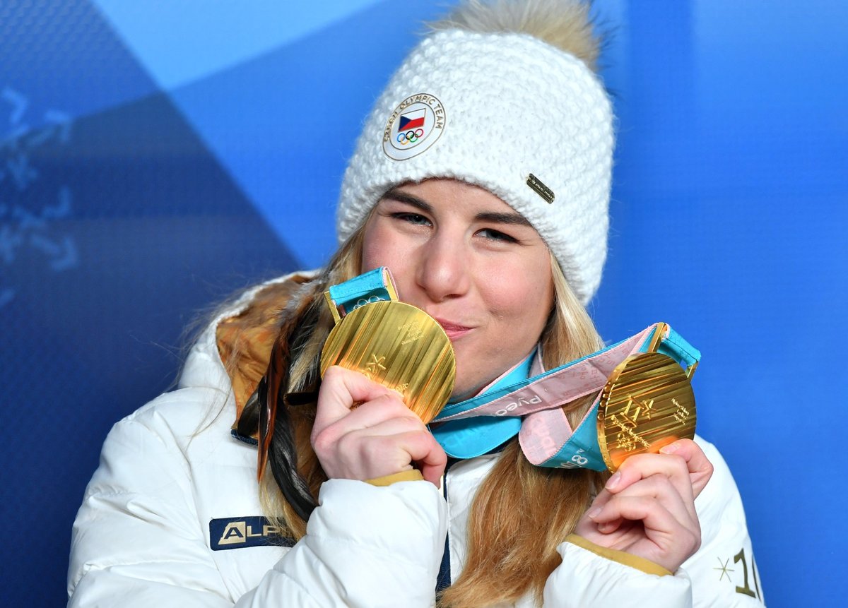 Olympijská vítězka Ester Ledecká