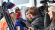 Největší hvězda olympiády v Pchjongčchangu Ester Ledecká rozdává rozhovory světovým médiím