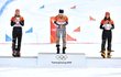Poklona dvojnásobné olympijské šampionky Ester Ledecké na stupních vítězů
