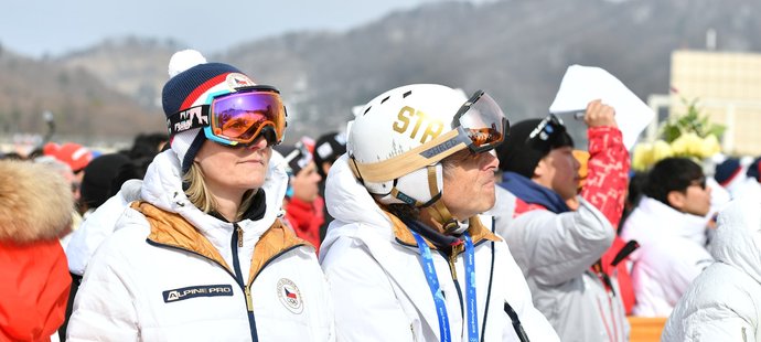Rodiče dvojnásobné zlaté olympijské šampionky Ester Ledecké. Maminka Zuzana a tatínek Janek.