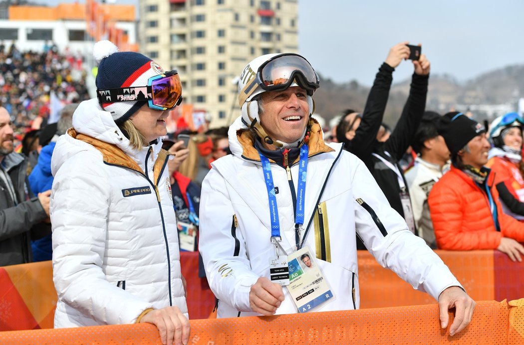 Rodiče dvojnásobné zlaté olympijské šampionky Ester Ledecké. Maminka Zuzana a tatínek Janek.