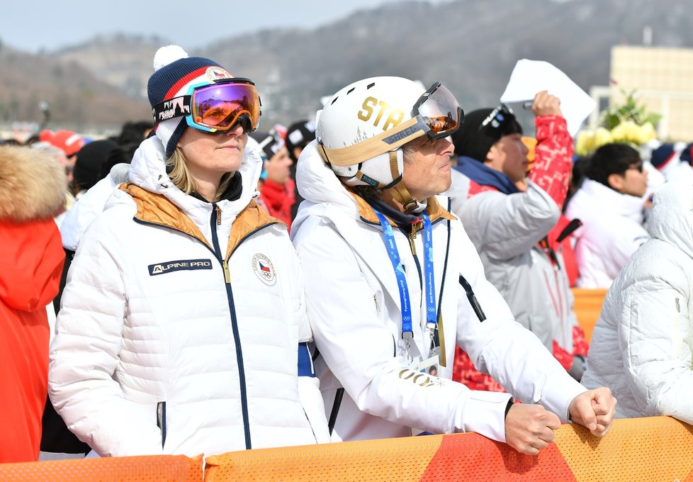 Rodiče dvojnásobné zlaté olympijské šampionky Ester Ledecké. Maminka Zuzana a tatínek Janek.