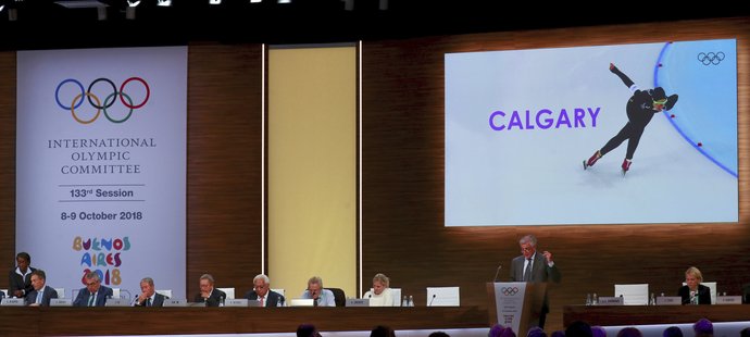Jednání Mezinárodního olympijského výboru, na kterém se prezentovalo jako možný kandidát pro ZOH 2026 i Calgary