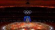 Závěrečný ceremoniál olympiády v Pekingu a zhasnutí olympijského ohně