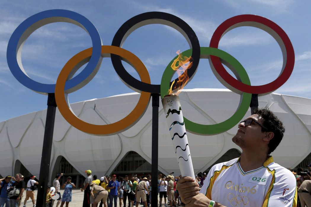 Olympijský oheň je už v Brazílii