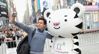 Seznamte se, bílý tygr Soohorang. Tohle je maskot olympiády v Pchjongčchangu