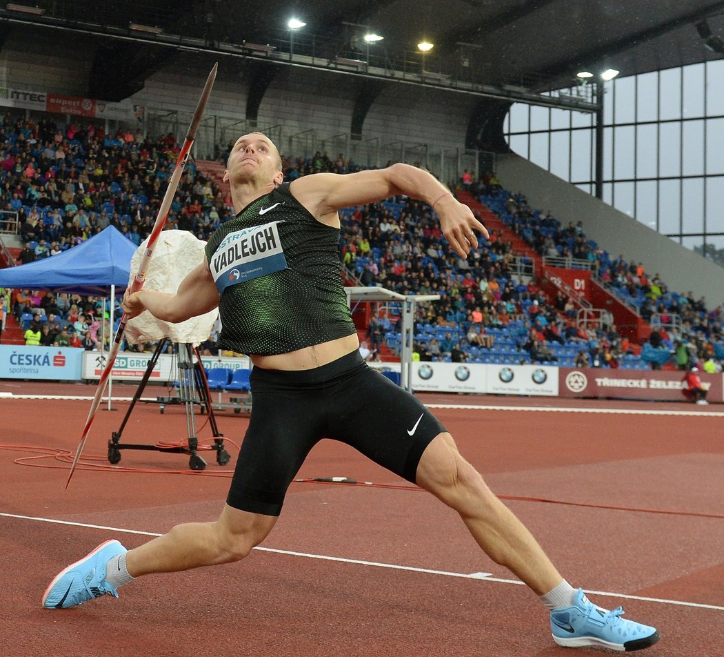 Oštěpař Jakub Vadlejch na domácí půdě zářil, Zlatou tretru ovládl výkonem 88,36 metrů