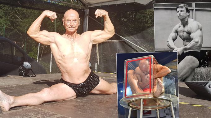 Trénoval Rachůnka, zná Schwarzeneggera, lezl do krabice. Teď má silák Divílek dokument Trénoval Rachůnka, zná Schwarzeneggera, lezl do krabice. Teď má silák Divílek dokument